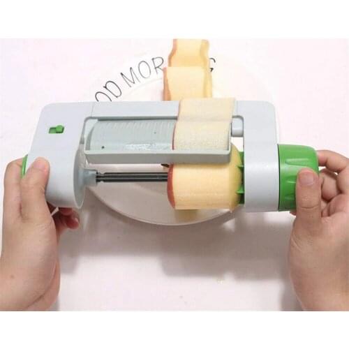 Portable Safety Fast Manual Fruits Vegetable Sheet Slicers Vegetables Fruit Round Sheet Cutting Slices Peeler Dropship