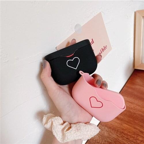 PC Hard Love Heart Matte Case For Sony WF-1000XM3 Earphone Case Candy Color Hard PC Bluetooth Headset Charging Protective Cover