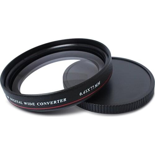 ZOMEI Ultra Slim Thin 67mm 0.45 x Wide Angle Filter Lens Without Dark Corner For Canon 18-105mm 18-135mm Nikon 18-55mm DSLR Lens