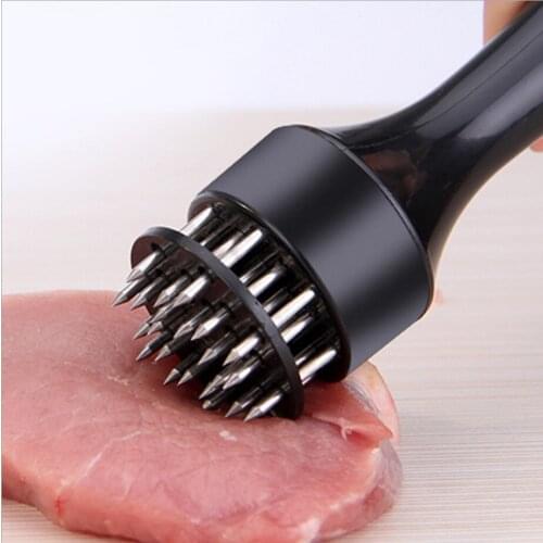 1Pc Stainless Steel Meat Tenderizer Needle Steak Chops Loose Household Quality Meat Hammer Kitchen Cooking Tools Accessories