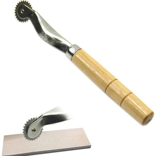 2mm Pitch Overstitch Wheel Leather Stitch Space Paper Perforating Tool Roulette For Arts and Leather Crafts SP99