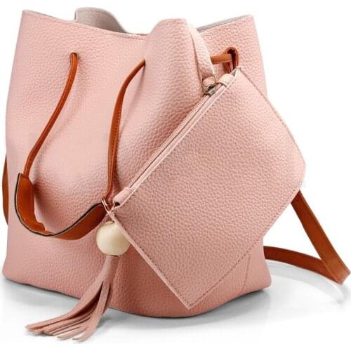 2021 2Pcs New Fashion Leather bolsas femininas Women Bags Shoulder Bag Female Tote Sac Crocodile Bag messenger bags Hot Sale