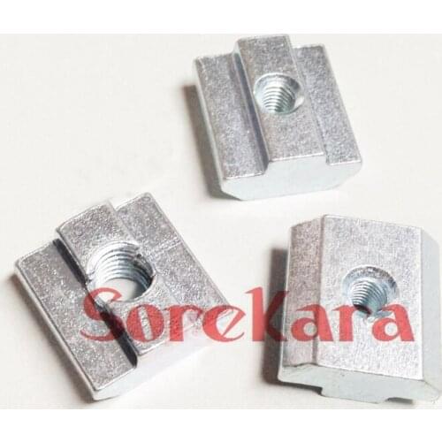 Drop In T-Nut M4-M8 Thread For T-slot Aluminum Extrusion 4040 20*20mm