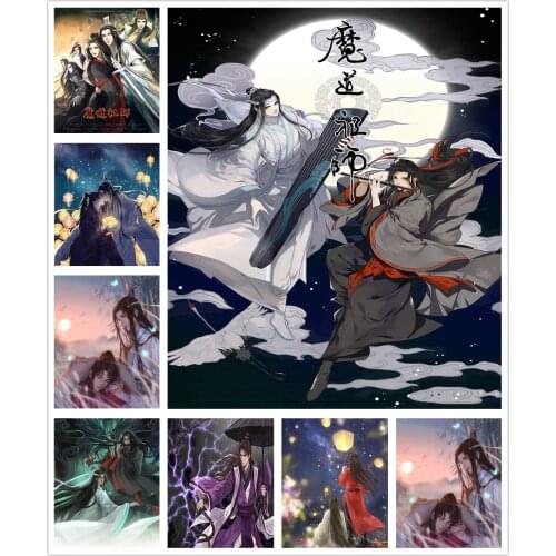 5d Diy Diamond Painting Demon Dao Patriarch Figure Wei Wuxian Animation Cross Stitch Kit Diamond Mosaic Resin Home Decoration