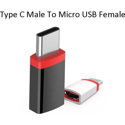 2 PCS Type-C Male To Micro USB Female Otg Adapter Micro Usb Type C usb c USB 3.1 Charger Connectors