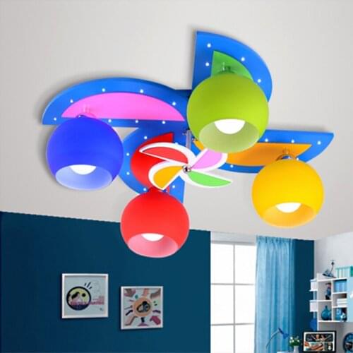 Children toy modern Kindergarten room lights Kids boys and girls bedroom ceiling lamp LED creative cartoon lamp baby ZA ET13