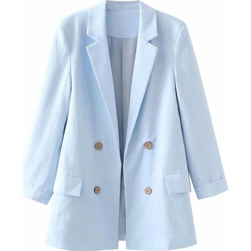 DYLQFS Women's Linen Blazers