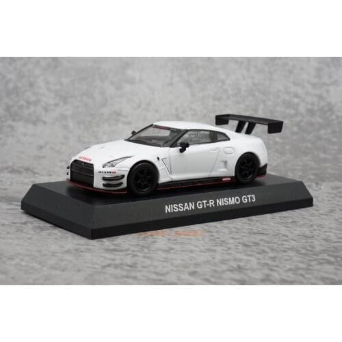 Kyosho 1/64 Nissan GTR GT3 R35 Nismo Diecast Collection of Simulation Alloy Car Model Children Toys