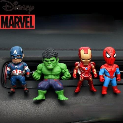 Marvel Avengers Spider-Man Iron Man Car Perfume Car Air Conditioning Air Out Aromatherapy Car Decoration Supplies