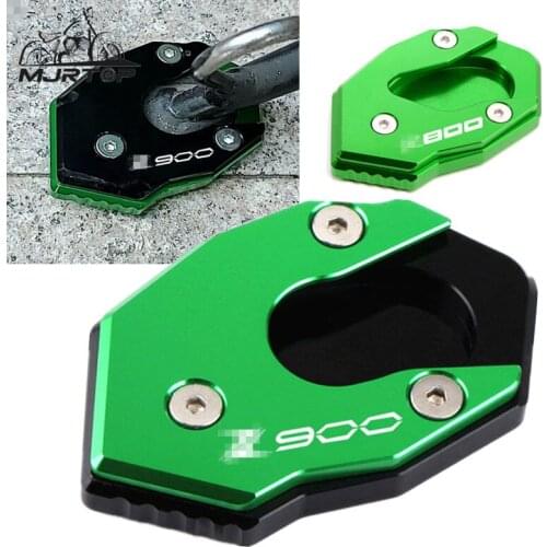 Motorcycle CNC Foot Side Stand Pad Plate Kickstand Enlarger Support Extension For KAWASAKI Z800 2012-2016 Z900 Z900RS 2017-2020