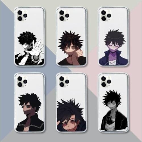 De Boku No Hero Academia Phone Case Transparent For iPhone 12 11 pro mini XS XR X max 5 6 s 7 8 plus Soft TPU Clear Mobile bags