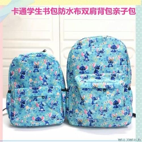 Cartoon Stitch Backpack Children Boys Girls School Bag waterproof Backpacks Students Kids Cartoon Casual Daily Mochilas S M L