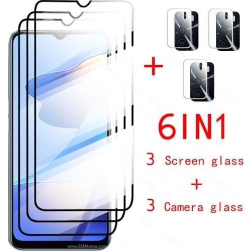 For Oppo A16 Glass Camera Protective Tempered Glass For Oppo A 16 6.52" Oppoa16 Screen Protector Safety Armor Phone Cover Film