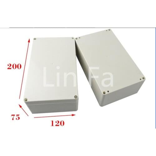 1 piece, abs plastic waterproof enclosure boxes 200*120*75mm hot selling electronics plastic enclosure boxes, 2015 new enclosure