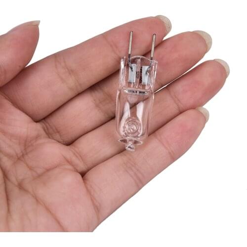 10pcs G8 120V 20W Halogen Lights Transparent Lighting Lamp Bulb Volt G8 Pin Halogen Bulbs Hot Sale