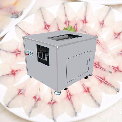 2020 popular automatic fish fillet cutting chipping machine salmon slicer machine tilapia slicer fish filleting machine