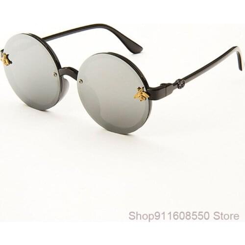 2021fashion brand kids sunglasses black retro childrens sunglasses UV protection baby sun glasses girls boys glasses