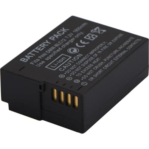 7.2V 1800mAh Battery DMW BLC12 BLC 12 BTC6 Li ion Battery For Panasonic Lumix G6 G5 G7 FZ1000 Camera Rechargeable Batteries