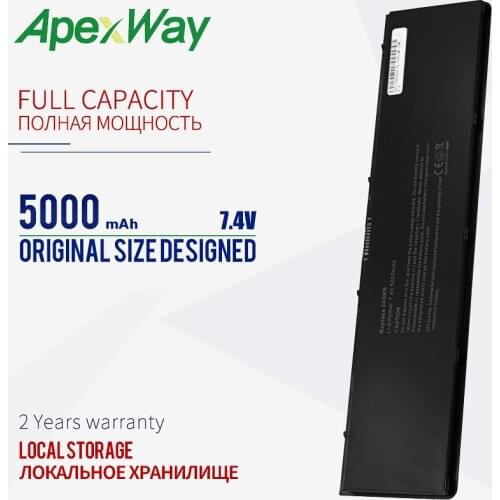 ApexWay 7.4V 47WH 34GKR Laptop Battery For DELL Latitude E7420 E7440 E7450 3RNFD V8XN3 G95J5 34GKR 0909H5 0G95J5 5K1GW