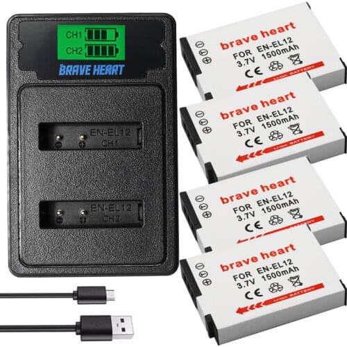 EN-EL12 EN EL12 EN EL 12 Battery for Nikon Coolpix S9700 S9500 S9400 S9300 S9100 S8200 S8100