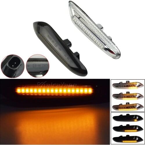 Car accessories LED Dynamic Side Marker Light Turn Signal Flasher Blinker For BMW X3 E83 X1 E84 E60 E61 E46 E81 E82 E90 E92 E87