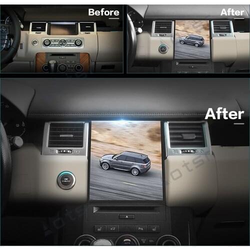 Android Tesla Car CD DVD Player GPS Navigation For Land Rover Range Rover Sport 2010-2013 Car Auto Radio Stereo Player Headunit