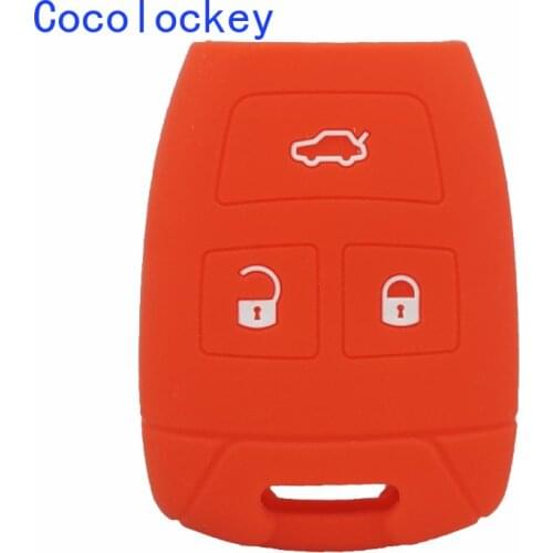 Cocolockey Silicone Rubber Key Case for Car for Fiat Croma Bravo Remote Car Key Cover Fob Car Styling 3 Button