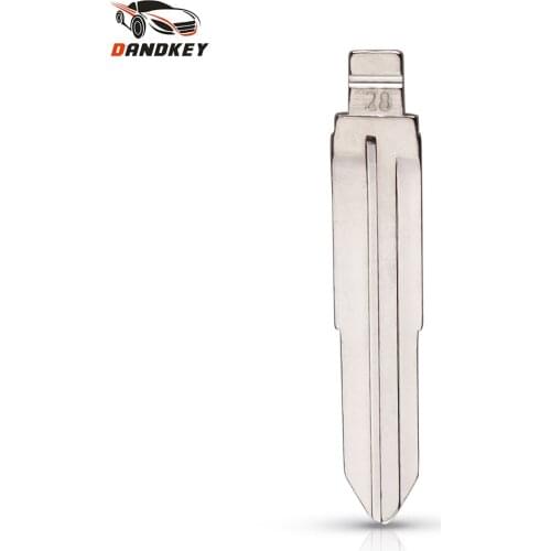 Dandkey NO.28 Key Blade Remote For Kia Accen Rio New Refine For Hyundai Elantra (2006) Floding Flip Uncut Car Key Replacement