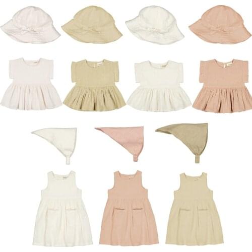 Baby Dresss 2021 New Summer Mar Brand Girls Toddler Cute Solid Color Sleeveless Princess Dresses Kids Fashion Clothes
