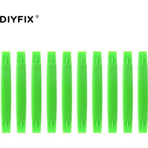 DIYFIX 10Pcs Anti Static Plastic Spudger Safe Pry Tool for iPhone iPad Samsung Mobile Phone Cellphone Repair Opening Tool Set