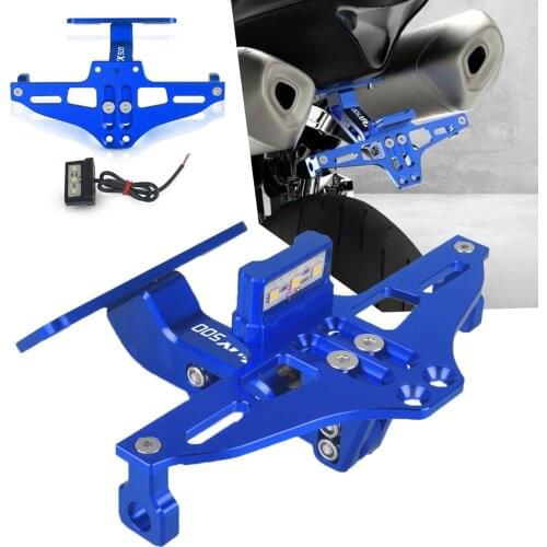 Motorcycle Adjustable Angle License Number Plate Frame Holder Bracket FOR YAMAHA TMAX500 TMAX 500 2001 2002 2003 2004 2005-2018