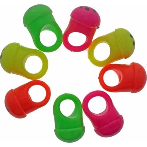 Fashion Led party LED Flashing Light smile Ring Flashing Party Soft Rave Glow Jelly Finger Rings Color Random Kids Toy 30pcs/lot