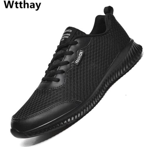 Fashion Men Sneakers Mesh Casual Shoes Lac-up Mens Shoes Lightweight Outdoor Walking Trainers Zapatillas Hombre Plus Size 39-48