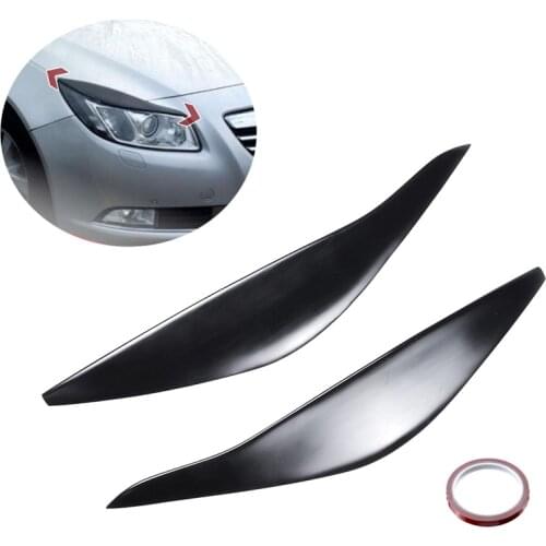 Headlights Eyebrow Eyelids Trim Cover Sticker for Vauxhall Opel Insignia a Standard 2008-2013