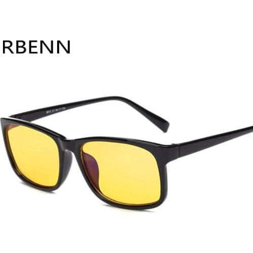 RBENN Blue Light Blocking Glasses for Anti Eye Strain Headache Women Anti Blue Light Computer Eyewear Gaming Glasses Yellow Lens