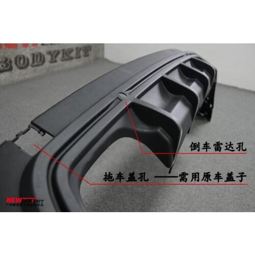 Suitable for F-pace Jaguar Modified Lip Suv Sport Overseas Pp Injection Molding Four Out Rear Spoiler Small Surround Exhaust