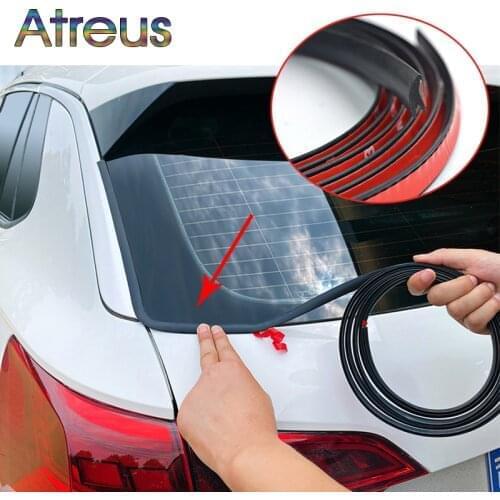 2M Car Rear Windshield Dustproof Sound Sealing Strips Sticker For Renault Duster Megane 2 3 4 Clio 3 4 Trafic 2 Chevrolet Cruze