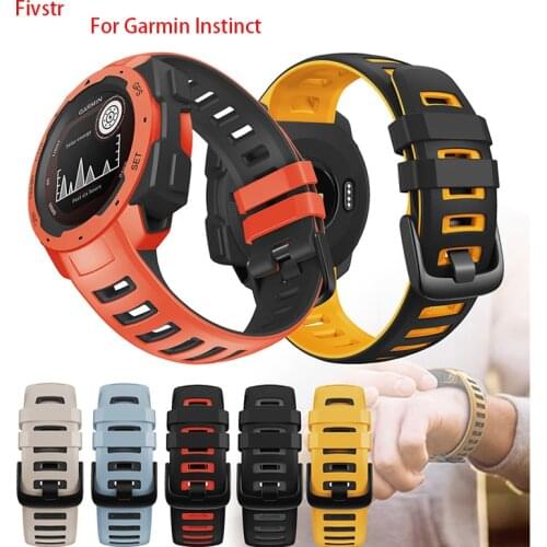 Fivstr Watch Band Wrist Strap for Garmin Instinct Tide/Esports/Solar/Tactical Smart Sport Watch Watchtstraps Wristband
