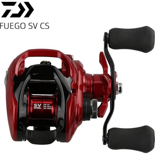 DAIWA FUEGO SV CS 103 Baitcasting Fishing Reel Low Profile 6.3/7.3 Gear Ratio MAX DRAG 5KG 5+1BB