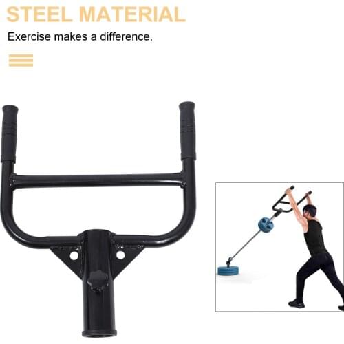 Barbell Press Push Bar Weightlifting Deadlift Squat Handle T-Bar Row Plateform for Barbell Push Handle Barbell Shoulder Support