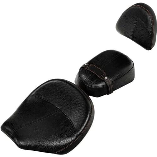 Motorcycle Driver Passenger Seat w/ Backrest For Indian Scout 2015-2020 Sixty 2016-2020