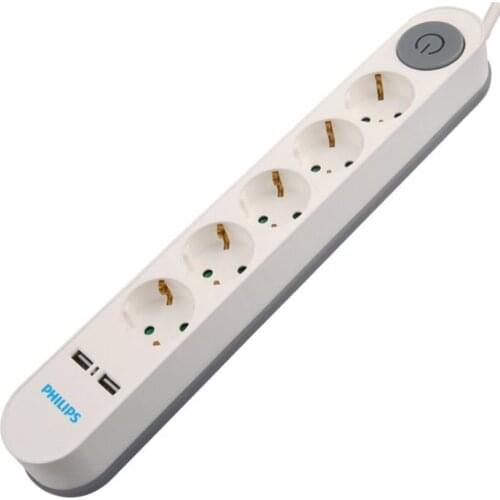 Sps1153a/51 2 Metre Wired Dual Usb;l;li Current Proof Socket