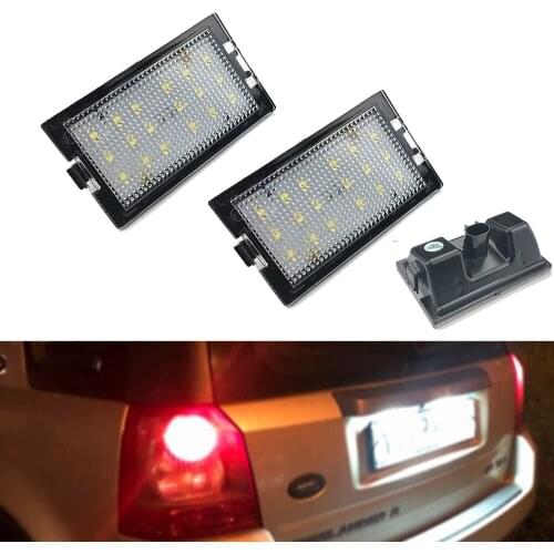 LED 12V Car License Plate Light For Land Rover Discovery 3 4 LR3 LR4 Freelander 2 LR2 Range Rover Sport Number Plate Lamp