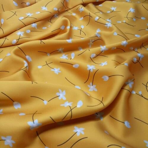 Dress Silk charmeuse fabric qualified shiny dropping soft Silk imitation sewing craft material Silky pajamas Fabric craft
