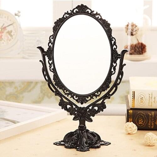Vintage Makeup Mirror Desktop Rotatable Mirror With Butterfly Rose Vines Decor Tool Best For Gift And Makeup Tool Ne