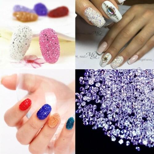 1.2mm Mixed 3D Nail Rhinestones Nail Art Decorations DIY Tiny Zircon Caviar Mini Beads Desgins for Manicure Accessoires Sets