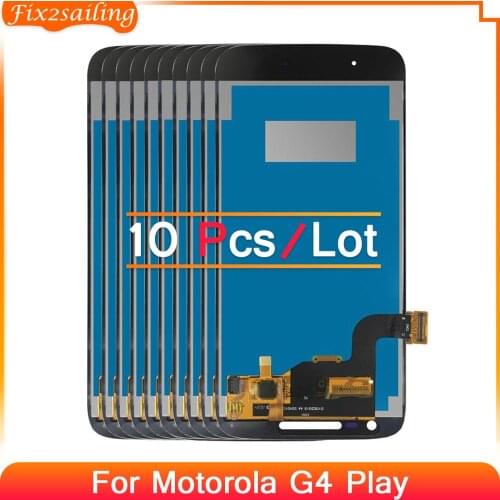 10pcs For Motorola MOTO G4Play XT1603 XT1601XT1604 XT1602 New LCD Display Touch Screen Digitizer Frame Assembly Replacement Part