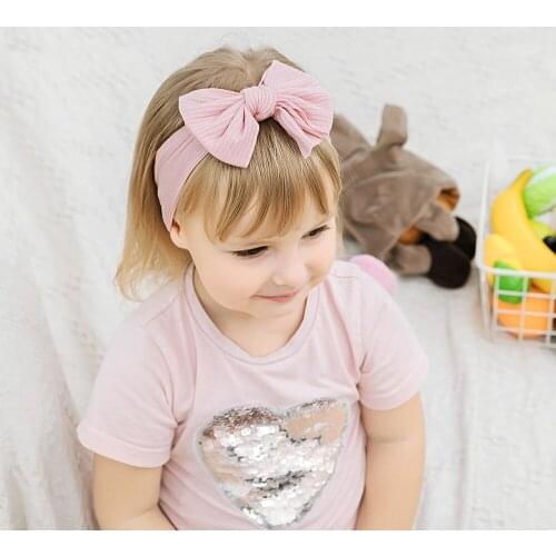15 Pcs/lot Wholesale Bow Flower Baby Hair Accessories Soft And Comfortable Princess Lovely Hairband 0-3 Years Old
