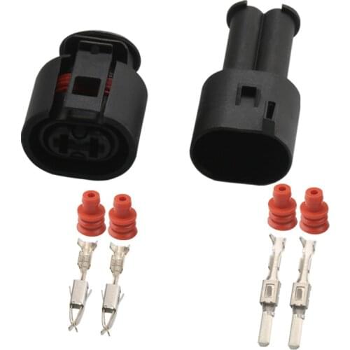 2Pin Auto Sealed Plug Waterproof Sensor plug 6N0927997cable connector 357973202 357 973 202 for Volkswagen for Audi