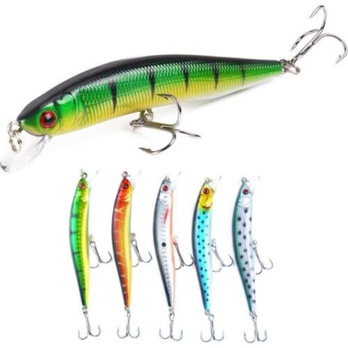5pcs/lot Minnow Fishing Lures 10cm 8g Bass Trolling Artificial Hard Bait Crankbait Wobblers 3D Eyes Pesca Carp Fishing Tackle